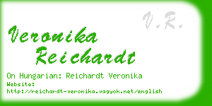 veronika reichardt business card